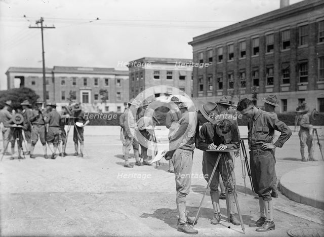 Military Training, 1917 or 1918. Creator: Harris & Ewing.