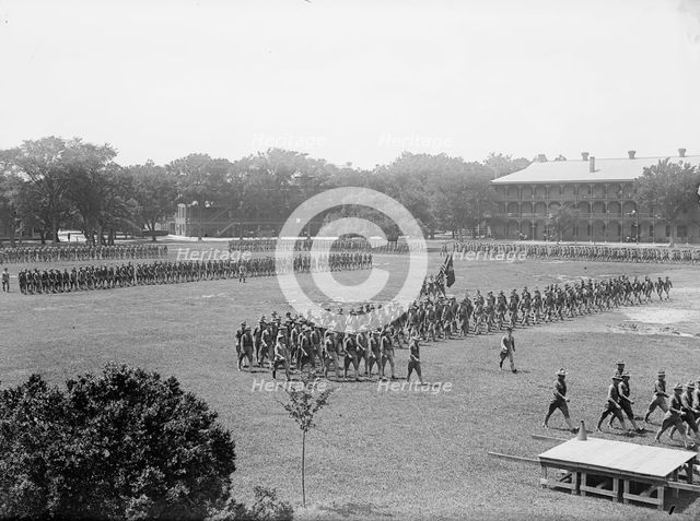 Military Training, 1917 or 1918. Creator: Harris & Ewing.