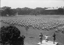 Military Training, 1917 or 1918. Creator: Harris & Ewing