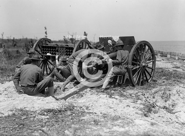 Military Training, 1917 or 1918. Creator: Harris & Ewing.