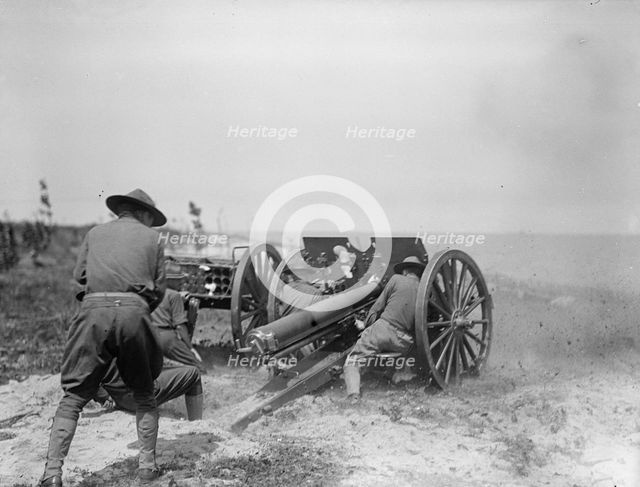 Military Training, 1917 or 1918. Creator: Harris & Ewing.