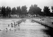 Military Training, 1917 or 1918. Creator: Harris & Ewing