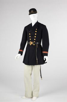 Military uniform, Portuguese, ca. 1863. Creator: A. P. Rego