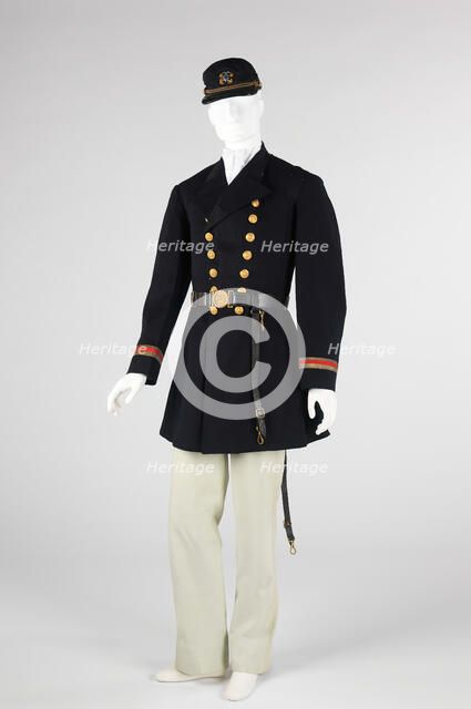 Military uniform, Portuguese, ca. 1863. Creator: A. P. Rego.
