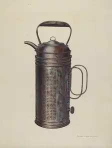 Milk Warmer, c. 1939. Creator: Edward L Loper