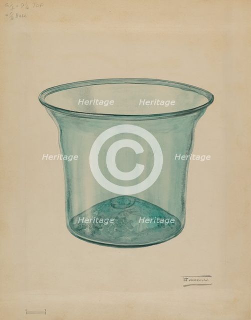 Milk Bowl, c. 1936. Creator: Frank Fumagalli.