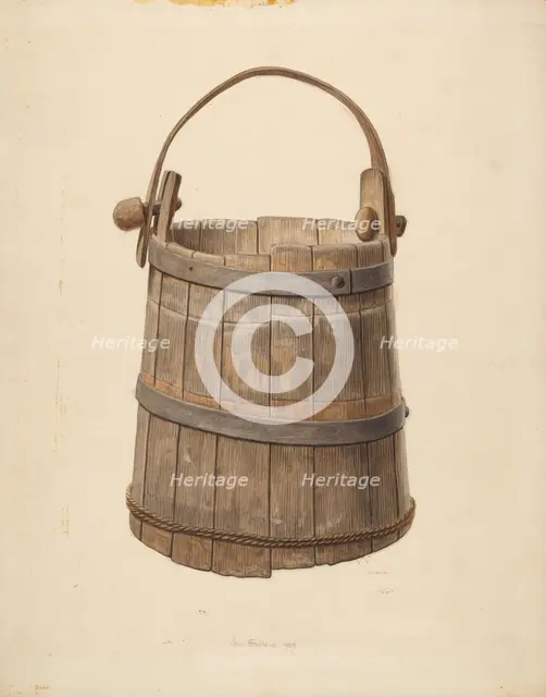 Milk Bucket, 1939. Creator: Jacob Gielens.
