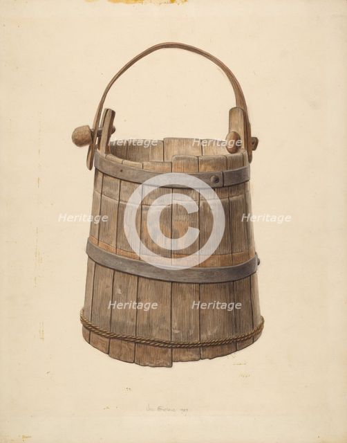 Milk Bucket, 1939. Creator: Jacob Gielens.