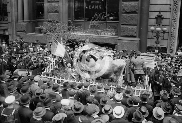 Milk for France, May 1918. Creator: Bain News Service.
