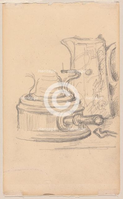 Milk Jug and Spirit Stove, 1879–82. Creator: Paul Cezanne.