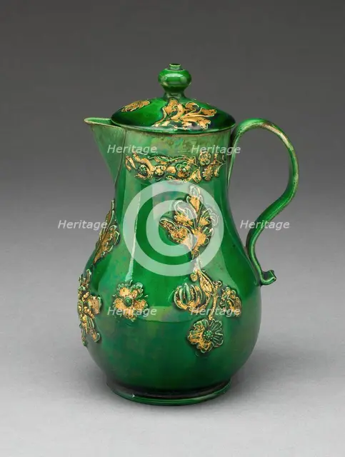 Milk Jug, Staffordshire, 1760/75. Creator: Staffordshire Potteries.