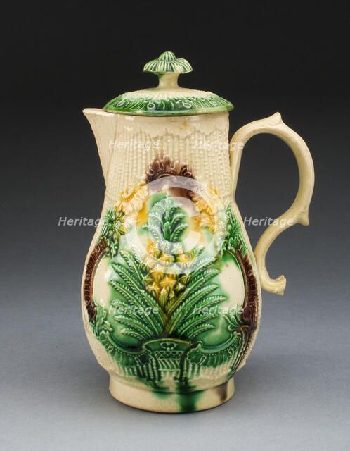 Milk Jug, Staffordshire, 1760/69. Creator: Staffordshire Potteries.