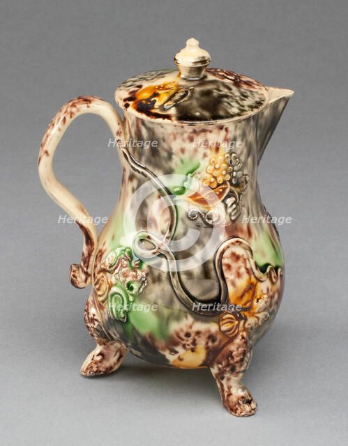 Milk Jug, Staffordshire, 1760/70. Creator: Staffordshire Potteries.