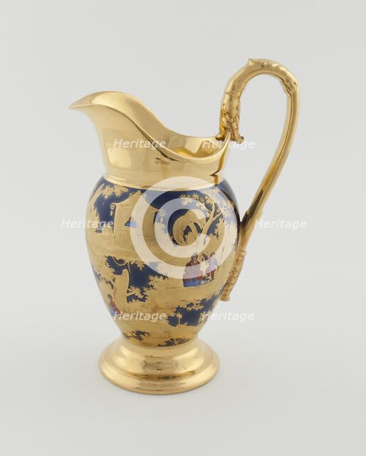 Milk Jug, Paris, c. 1820. Creator: Denuelle Porcelain Manufactory.