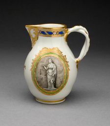 Milk Jug (part of a Coffee Service), Vienna, c. 1770. Creator: Vienna State Porcelain Manufactory