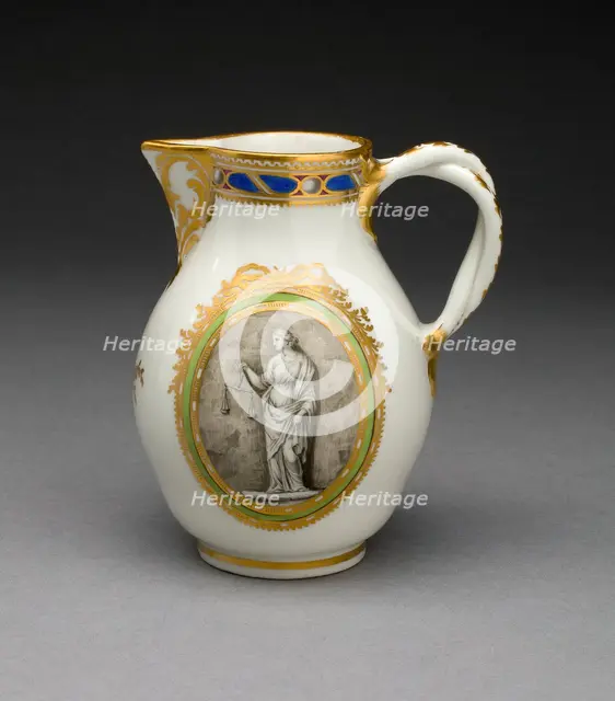 Milk Jug (part of a Coffee Service), Vienna, c. 1770. Creator: Vienna State Porcelain Manufactory.