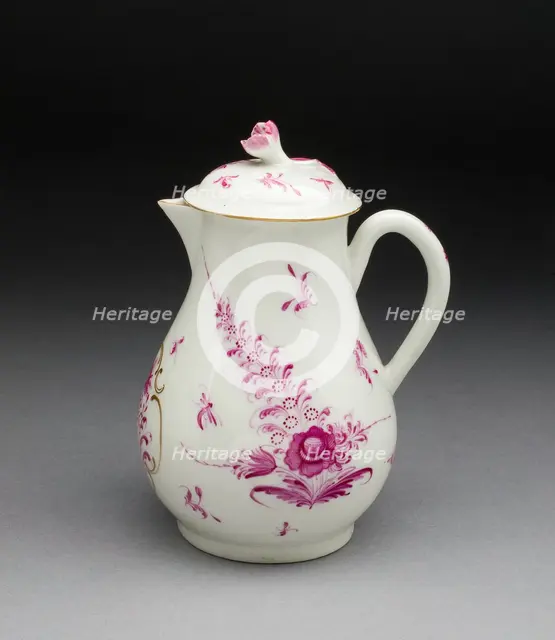Milk Jug, Worcester, c. 1770. Creator: Royal Worcester.