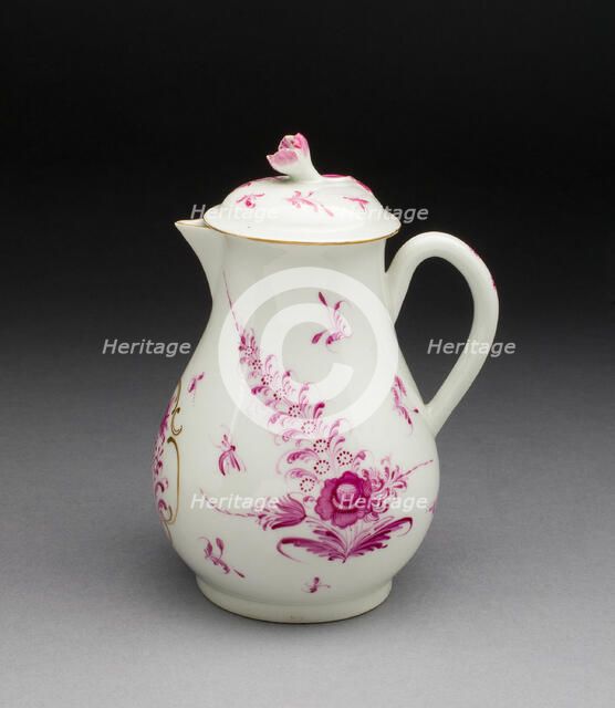 Milk Jug, Worcester, c. 1770. Creator: Royal Worcester.