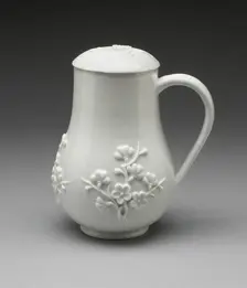 Milk Jug with Cover, Meissen, c. 1735. Creator: Meissen Porcelain