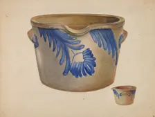 Milk Pan, c. 1936. Creator: Gertrude Semnene