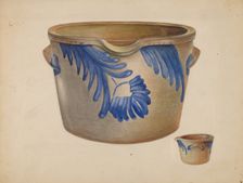 Milk Pan, c. 1936. Creator: Gertrude Semnene
