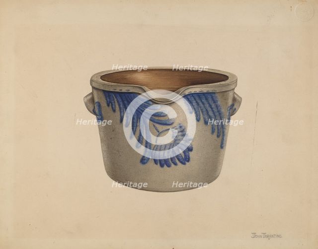 Milk Pan, probably 1940. Creator: John Tarantino.