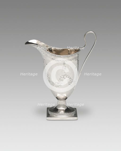 Milk Pot, 1784. Creator: Paul Revere.