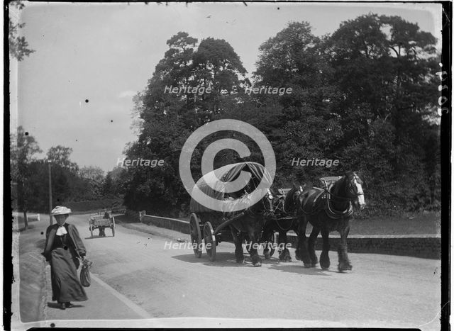 Mill Bridge, Frensham Road, Frensham, Waverley, Surrey, 1909. Creator: Katherine Jean Macfee.