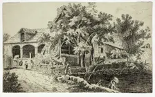 Mill by the Stream, n.d. Creator: Joannes Stradanus