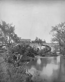 Mill Creek Bridge, Pennsylvania Railroad c1897. Creator: Unknown