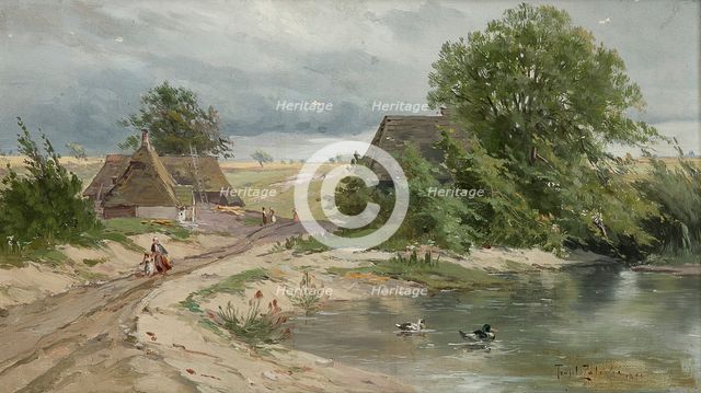 Mill from under Zloty Potok, 1891. Creator: Teofil  Zalewski.