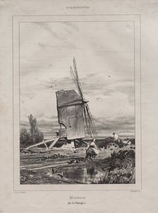 Mill in the Sologne, France, 1835. Creator: Jules Dupré (French, 1811-1889)