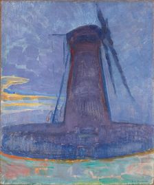 Mill in Domburg, 1908. Creator: Mondrian, Piet (1872-1944)