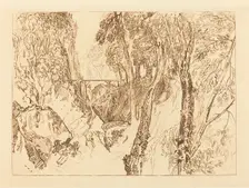 Mill near the Grand Chartreuse, published 1816. Creator: JMW Turner