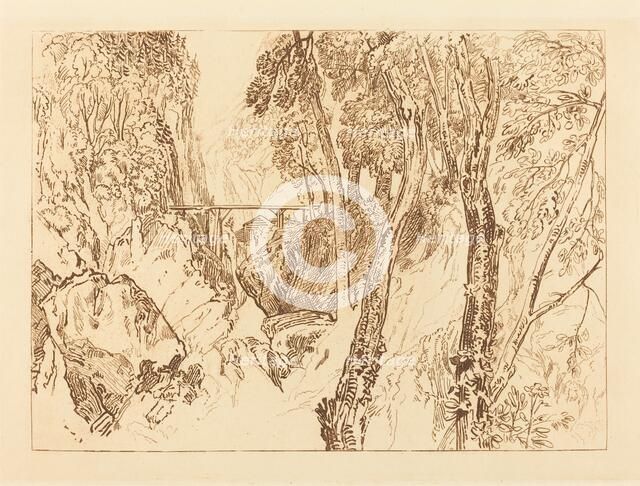 Mill near the Grand Chartreuse, published 1816. Creator: JMW Turner.