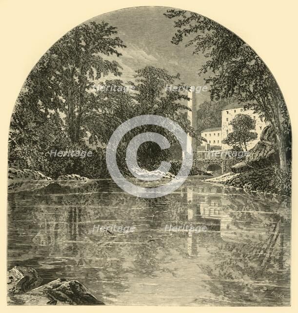 'Mill on Jones's Falls', 1874. Creator: John Filmer.