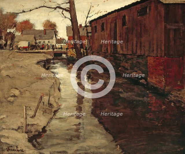 Mill-Race, c1903. Creator: Jonas Lie.