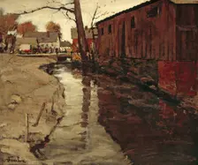 Mill-Race, c1903. Creator: Jonas Lie
