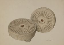 Mill Stones, 1935/1942. Creator: Hilda Olson