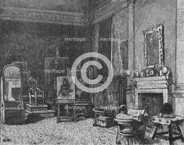 'Millais's Studio', 1890. Artist: Unknown.