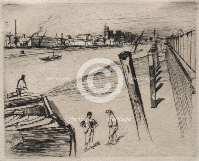 Millbank, 1861. Creator: James McNeill Whistler (American, 1834-1903).