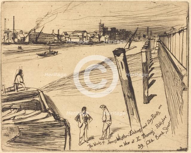 Millbank, 1861. Creator: James Abbott McNeill Whistler.