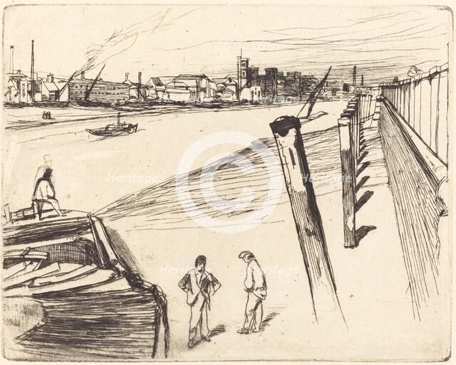 Millbank, 1861. Creator: James Abbott McNeill Whistler.