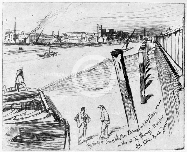 'Millbank', c1860 (1904).Artist: James Abbott McNeill Whistler