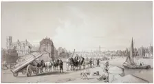 Millbank, Westminster, London, 1841. Artist: William Parrott