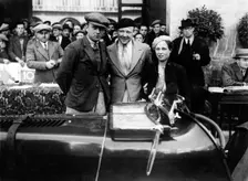Mille Miglia 1934, MG Magnette. Eddie Hall in centre