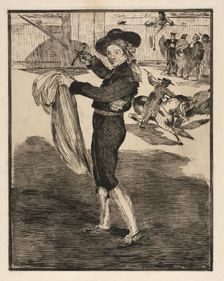Mille, Victorine in the costume of an Espada. Creator: Edouard Manet (French, 1832-1883)