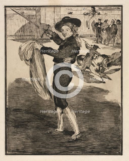 Mille, Victorine in the costume of an Espada. Creator: Edouard Manet (French, 1832-1883).