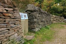 Millennium Wall, the National Stone Centre, Derbyshire. Creator: Peter Thompson