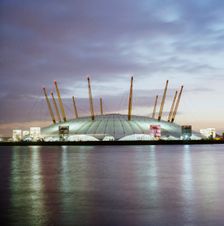 Millennium Dome, Drawdock Road, Greenwich, London, 10/02/1999. Creator: John Laing plc